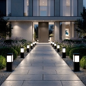 Balise LED Solaire Kenya 40cm Détecteur de Mouvement Radar IP65