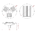 Luminaire LED Solaire Rond 90W 9000 lm IP67 avec Détecteur de Présence