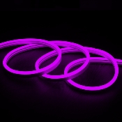 Gaine Néon LED Flexible Dimmable 7.5W/m 220V AC 120LED/m  180° Rose IP67 Sur Mesure Coupe tous les 100cm