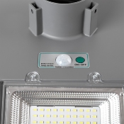 Luminaire LED Solaire Rond 150W 15000 lm IP67 avec Détecteur de Présence Gris