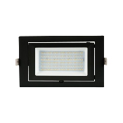 Projecteur LED Samsung 130lm/w Orientable Rectangulaire 60w Noir Lifud