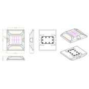 Plot Routier LED Solaire  IP67