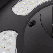 Luminaire LED Solaire 2800lm 140lm/w avec Télécommande