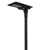 Luminaire Led Solaire 13800lm 170lm/w avec Détecteur de Mouvement pour Eclairage Public