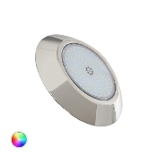 Spot LED Piscine en Saillie Inox  Submersible 12V DC  12W RGBW IP68