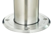 Potelet de Voirie LED Solaire avec bande rétroréfléchissante Acier Inoxydable 900mm 