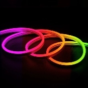 Gaine Néon LED Flexible Dimmable 11W/m 220V AC 60led/m 180° RGB IP67 Sur Mesure Coupe tous les 100cm
