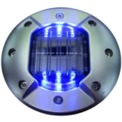 Plot Routier LED Solaire  Encastrable  Résistance 40 Tonnes Clignotant GPS
