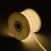 Bobine Gaine Néon LED Flexible Dimmable 7.5W/m 220V AC 120LED/m 50m 180° Blanc Chaud  IP67 Coupe tous les 100cm