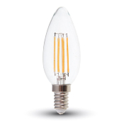 Ampoule LED E14 Filament Candle 4W
