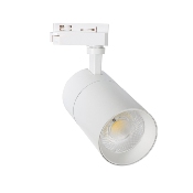 Spot LED Mallet 30w Blanc pour Rail Monophasé 