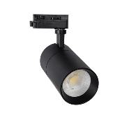 Spot LED Mallet 30w  Dimmable Noir pour Rail Monophasé