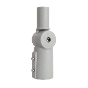 Adaptateur Orientable 90°Ø44mm pour luminaire Eclairage Public Gris