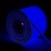 Gaine Néon LED Flexible Dimmable 7.5W/m 220V AC 120LED/m  180° Bleu IP67 Sur Mesure Coupe tous les 100cm