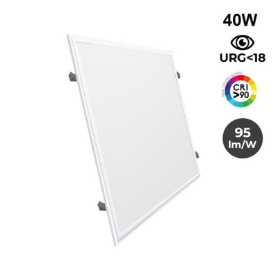 Panneaux LED 60x60cm 40W CRI90 UGR18 Driver Osram  avec Kit de montage