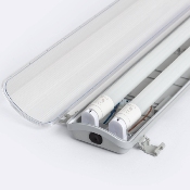Réglette Etanche 120cm IP65 avec 2 tubes LED Cristal 18w 5040lm